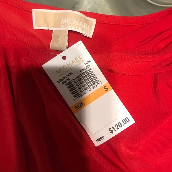 Michael Kors gathered Red dress: S - Picture 3 of 4